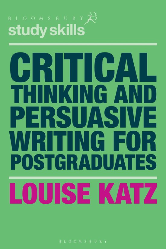 Critical Thinking and Persuasive Writing for Postgraduates - cover