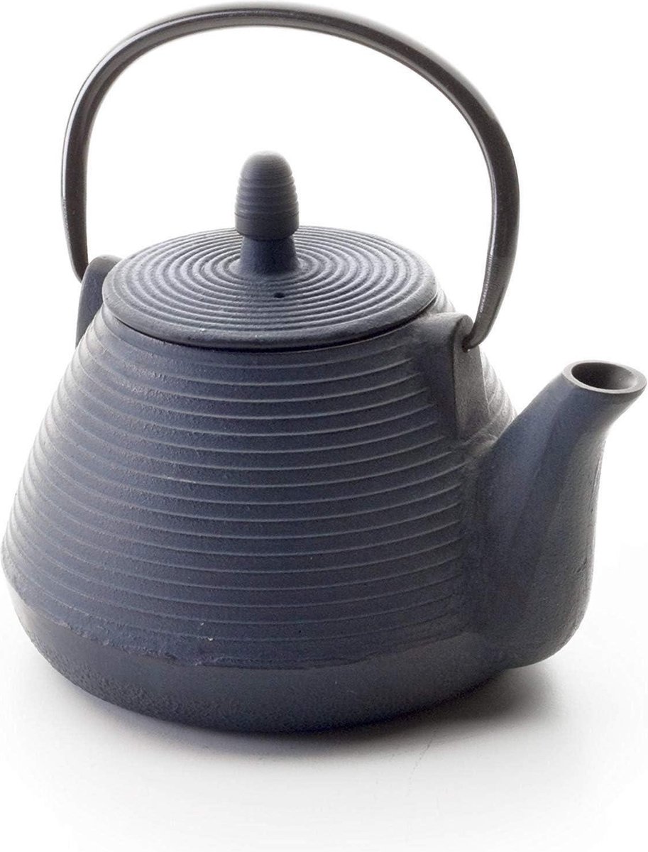 Gietijzeren theepot - 1 liter - geëmailleerde binnenkant - geschikt voor inductie