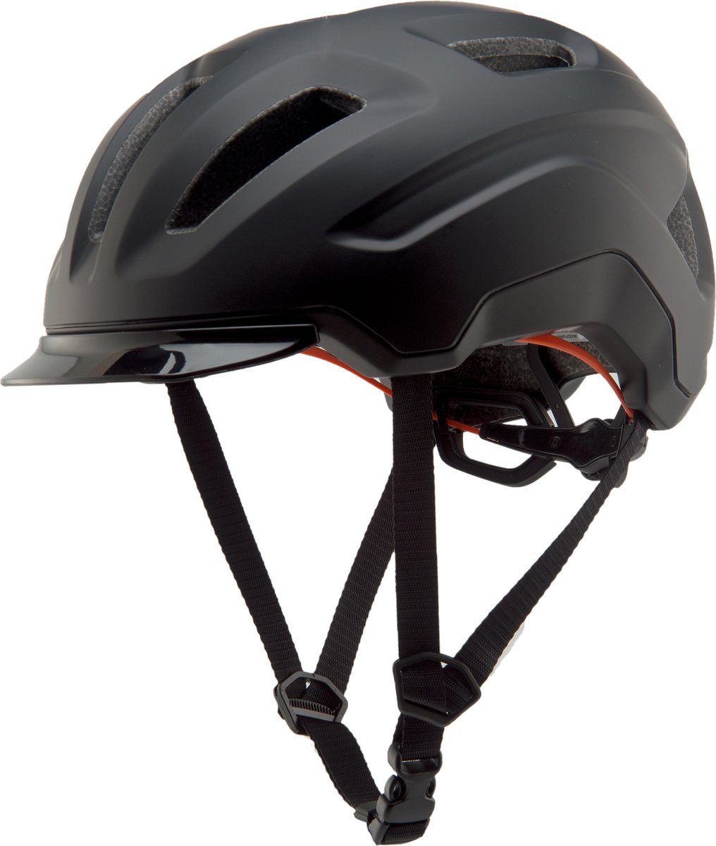 GOOFF Rider fietshelm - meest comfortabele helm met 4TEX voering - matzwart met NTA 8776 extra veilig en voor speed pedelec geschikt - maat S