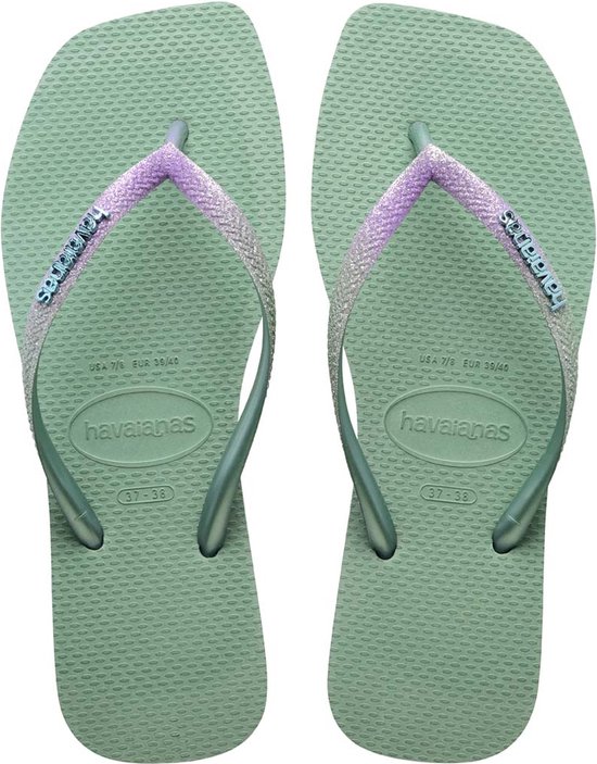 Flipflops Square Glitter