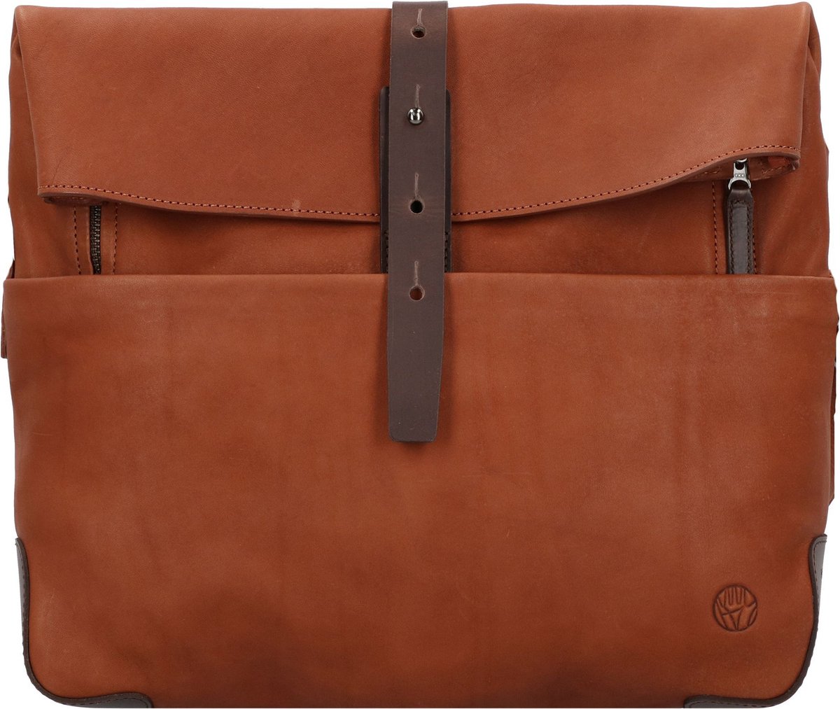 Harold's Mount Ivy Messenger Leer 40 cm Laptopcompartiment - 37cm (15 duim) - cognac