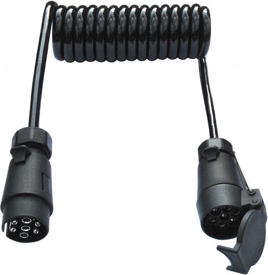 Câble d'extension en spirale 7 broches 1,5 m