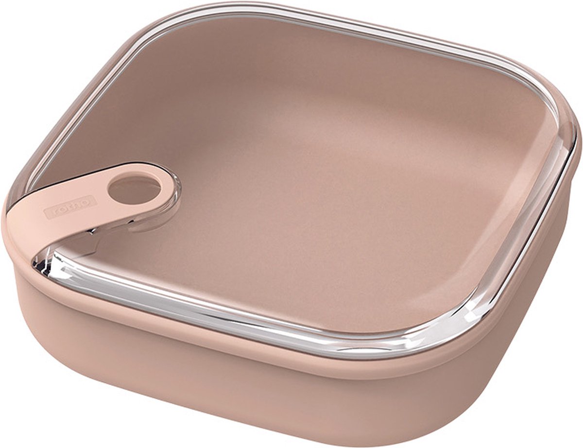 Rotho Ela Lunchbox 1L - Lekvrije Maaltijdcontainer voor Werk & School - Roze