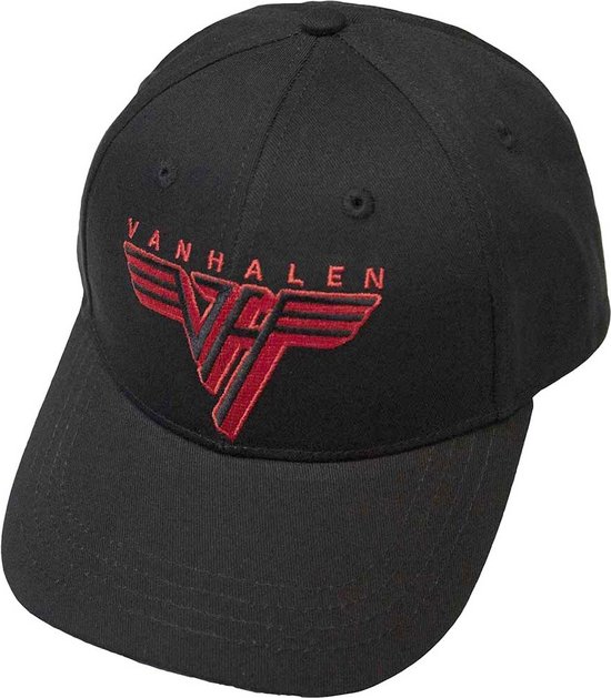 T-Shirt uomo Van Halen Classic Logo Rosso Navy, Dainty, S