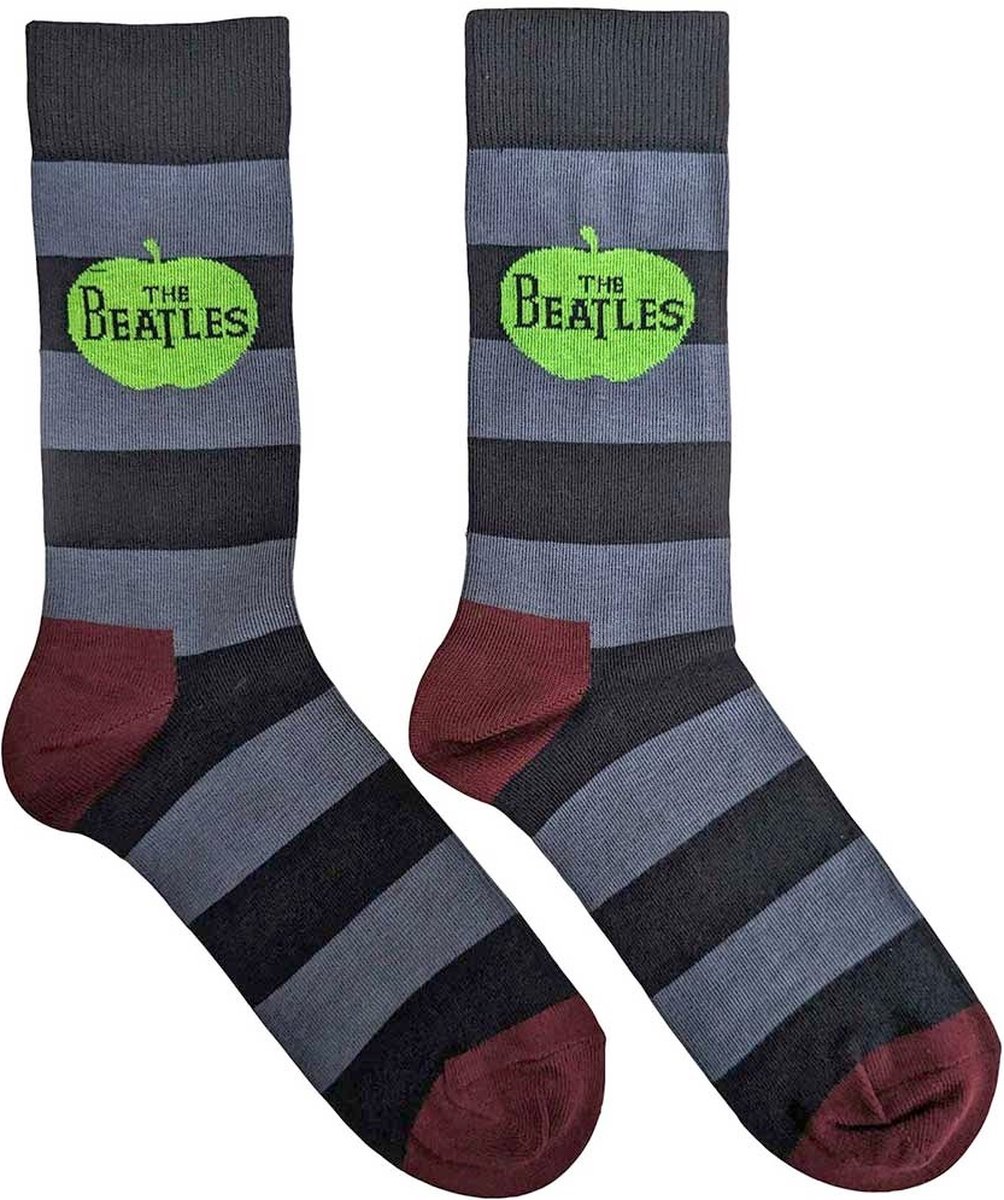 The Beatles - Apple & Stripes Sokken - EU 39-45 - Multicolours