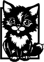 Minimalistische Katten Silhouet decoratie