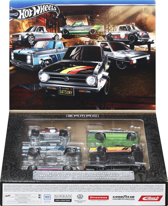 Hot Wheels Zamac Thème 6-Pack