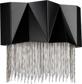 Hinkley/ Fredrick Ramond LED Wandlamp Zuma | 3W 3000K 300Lm 830 | Dimbaar | Satin Black/ Silver