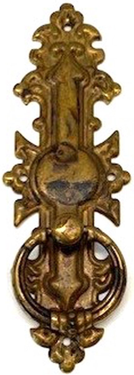 Deurgreep Messing antiek 114x38mm