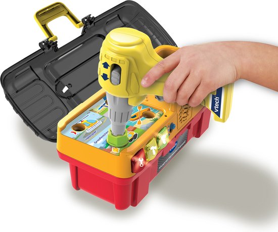 VTech Kluspret Gereedschapsset - 9 delige gereedschapsset - vanaf 2 jaar - Educatief speelgoed van Vtech — afbeelding 4