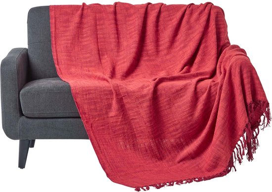 Homescapes plaid vert d'eau en coton tufté à losanges, 125 x 150 cm SF2255A