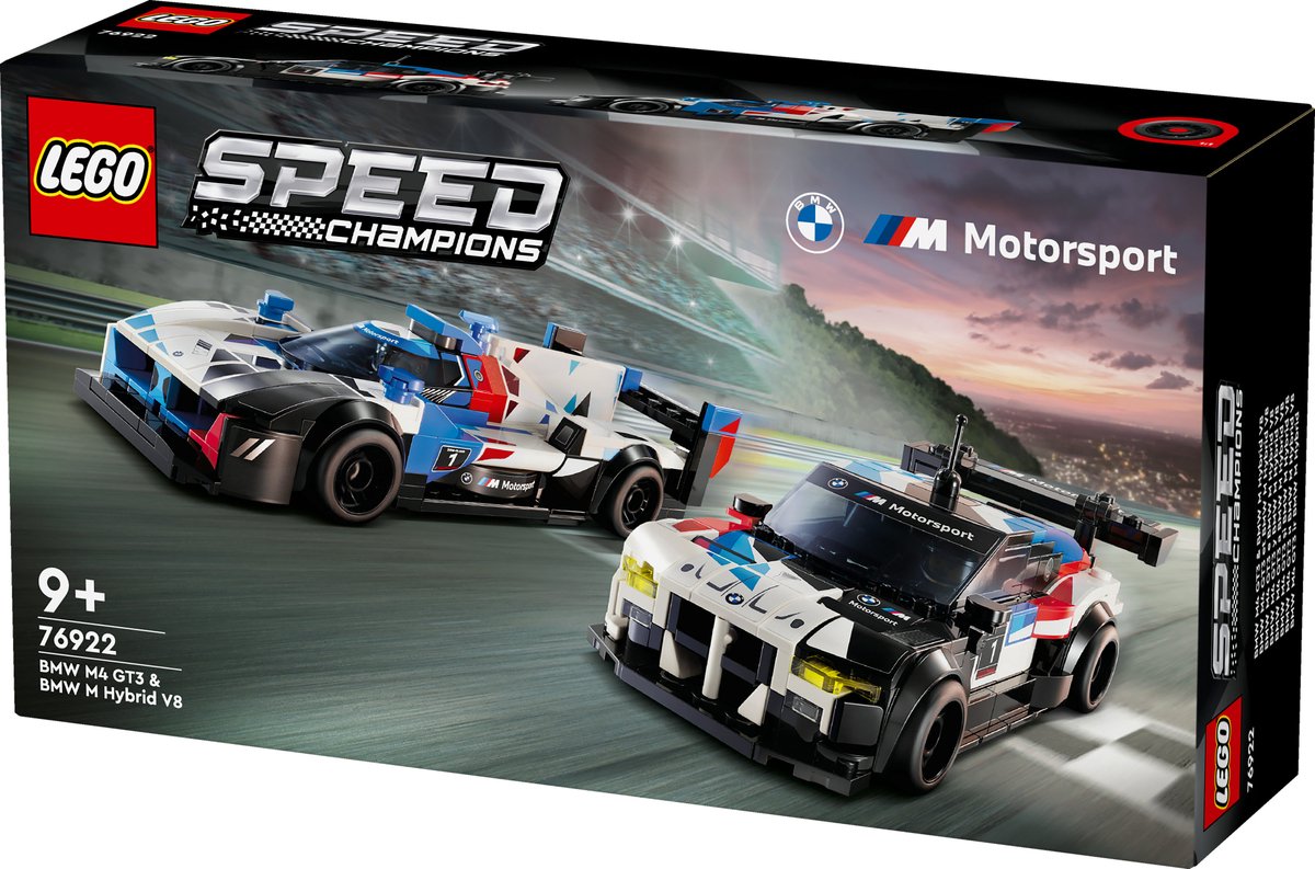LEGO Speed Champions BMW M4 GT3 & BMW M Hybrid V8 racewagens - 76922 — afbeelding 16