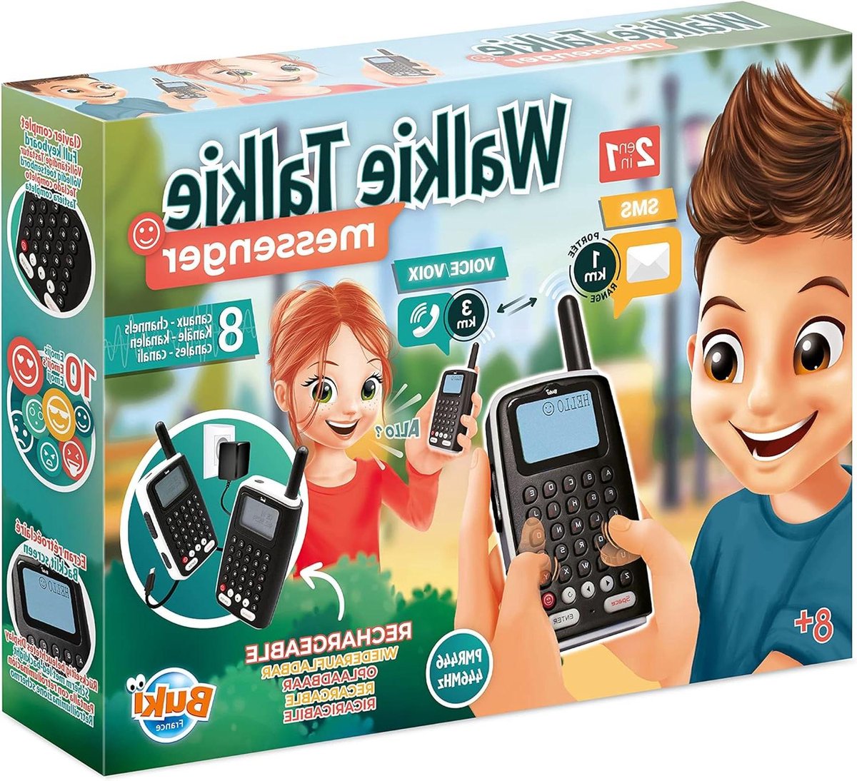 Walkie Talkie Messenger Set voor Kinderen - BUKI France TW04