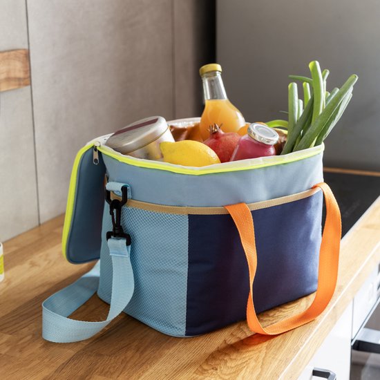 REMEMBER Nick koelbox 16 l Blauw, Oranje, Geel van REMEMBER — afbeelding 2