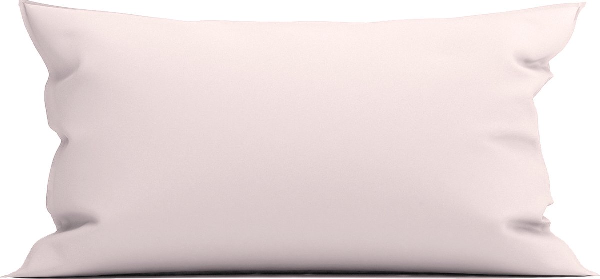 Yellow Kussensloop Percale - Kussenhoes van 40x80 cm - 1 stuk - 100% Katoen-Perkal - Roze