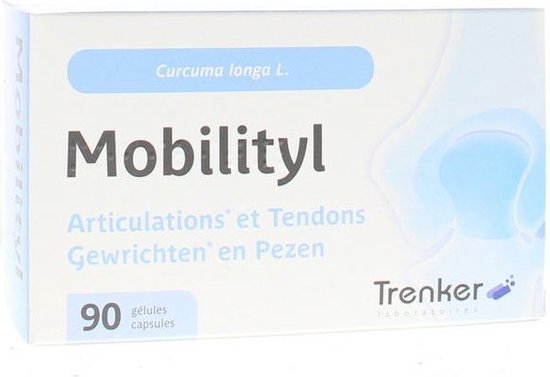 Mobilityl: 90 capsules voor gewrichten en pezen. Curcuma longa L. Trenker laboratoires.
