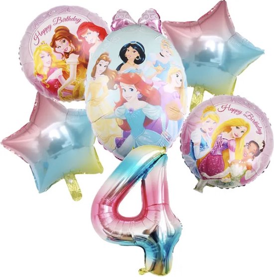 Roze Glitter Verjaardagskroon – Prinsessenkroon Met Glans Voor Meisjes – 4e Verjaardag Decoratie, Feestelijke Hoofdband Voor Kinderen 4 miniatura
