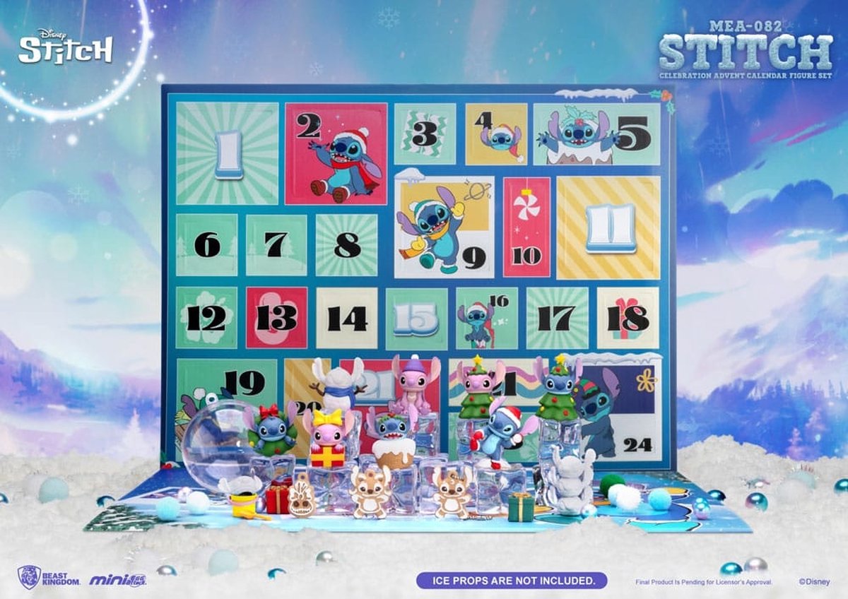 Disney - Lilo and Stitch - Adventskalender : Stitch Viering Figuur Set (Cookie)