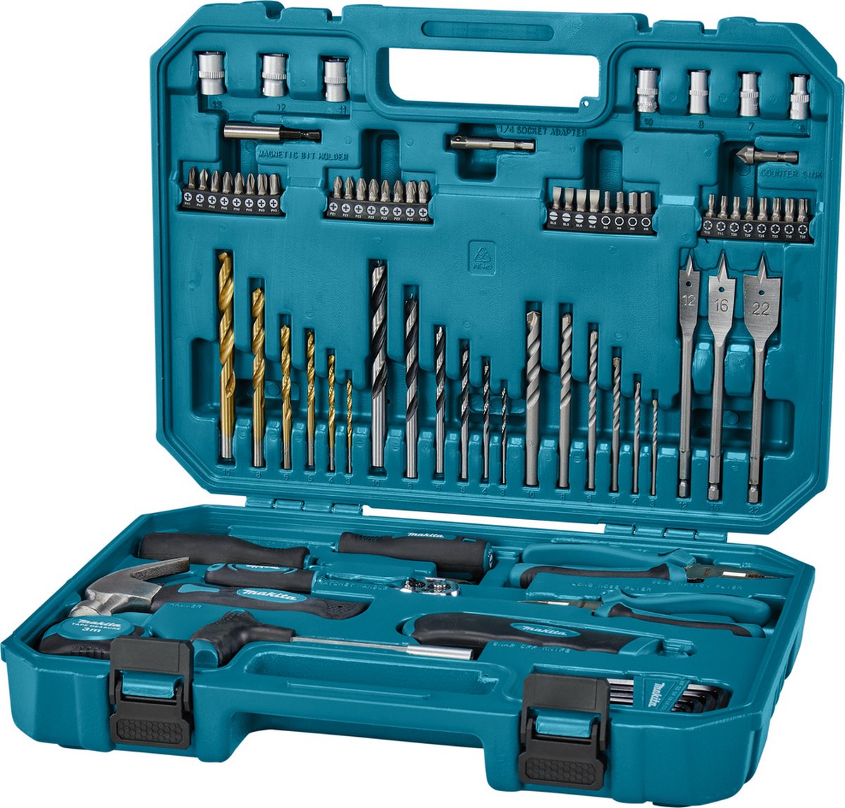 Makita Handgereedschapsset 80-delig E-15104