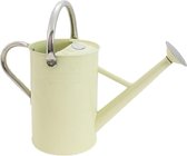 Arrosoir Vintage en acier galvanisé crème de 45 litres - Style anglais classique - Arrosage quotidien avec 2 poignées
