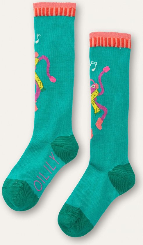 Oilily- Chaussettes hautes Genou Merengue - Vert