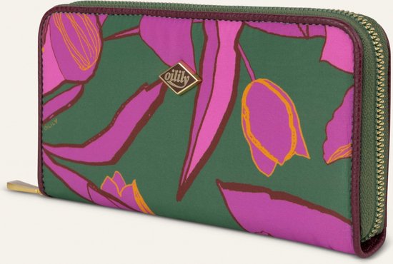 Oilily Zoey Portemonnee Dames Ritssluiting Groen One size bol