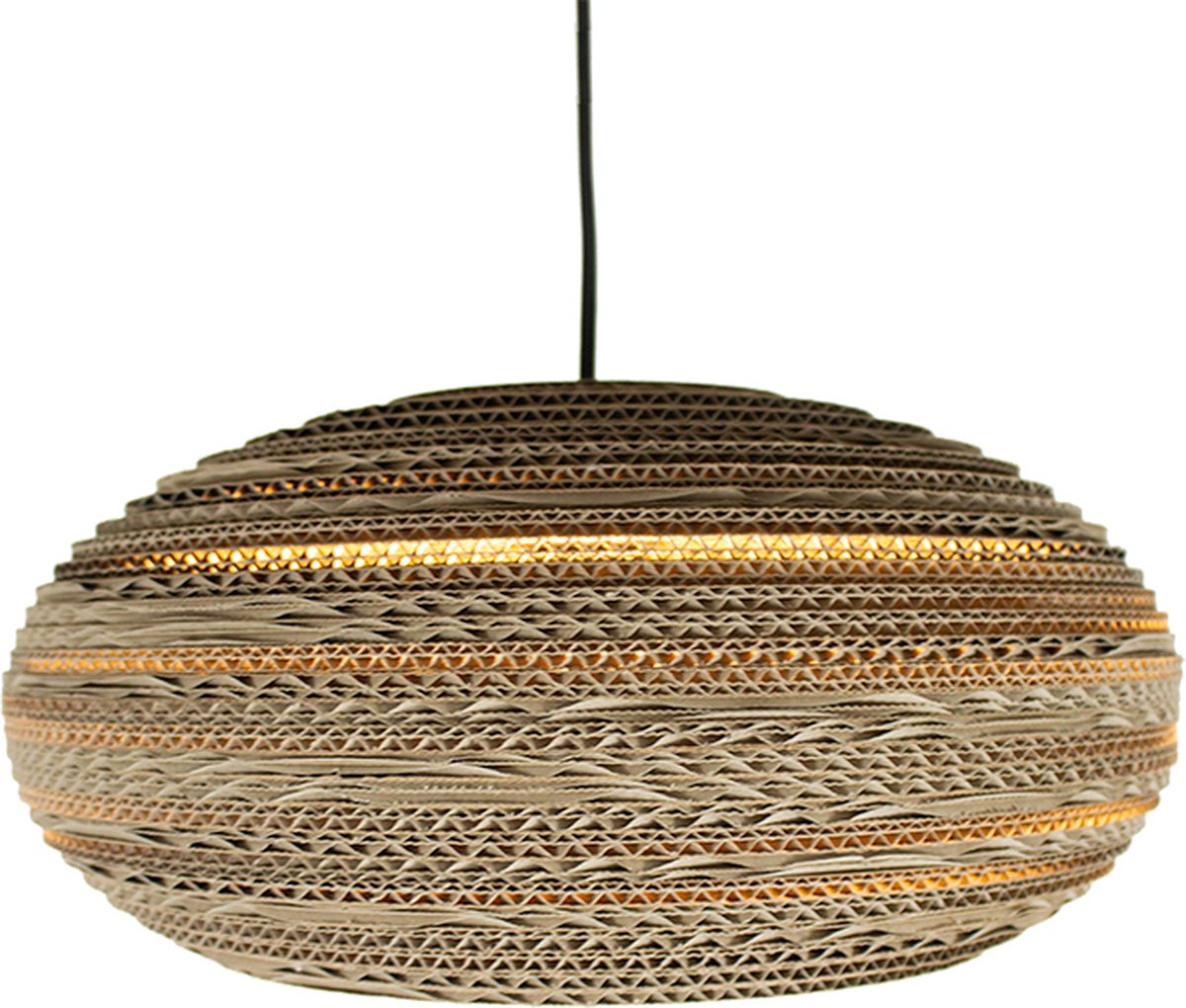 Kartonnen tarwin lamp