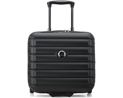 DELSEY PARIS trolley met laptopvak Shadow 5.0 Expandable Underseater 2 wheel Black zwart 37cm
