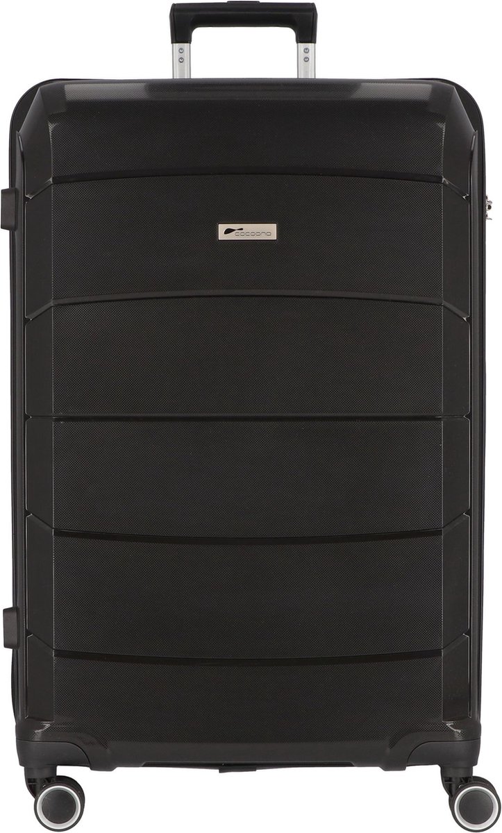 cocoono Cagliari 4 wielen Trolley 76 cm - Harde bagage - Combinatieslot - schwarz