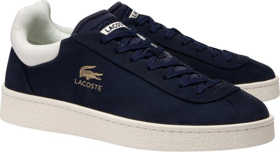 Lacoste Baseshot Premium Lage sneakers Heren Blauw Maat 45 bol