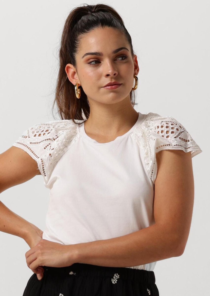 Object Objjarry Re Ss Top Tops T shirts Dames Shirt Wit Maat XS bol
