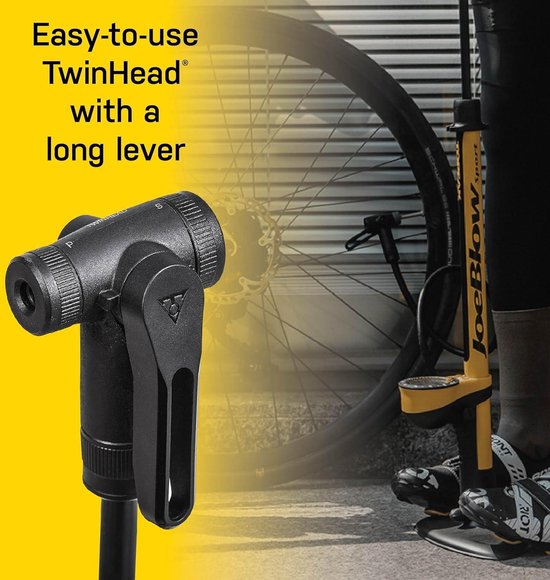 Pompa Da Pavimento Topeak Joe Blow Sport III - Alta Pressione 160 PSI, Per Bici Strada E MTB