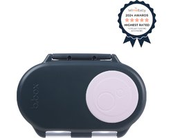 b.box Snackbox - Mini bentobox met 2 Lekvrije Vakken - Ideaal voor Peuters, Lunch & Snacks voor Kinderen - Voor een Heel Stuk Fruit - BPA-vrij