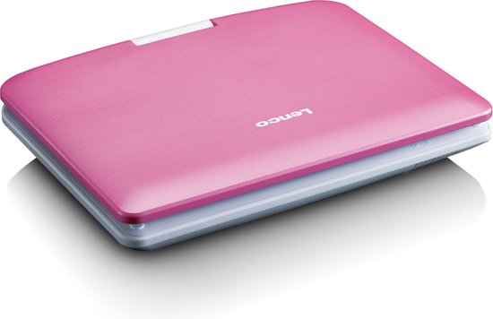 Lenco DVP-920PK - Draagbare DVD-speler met hoofdtelefoon en beugel voor in de auto - Roze/Zwart van Lenco — afbeelding 2