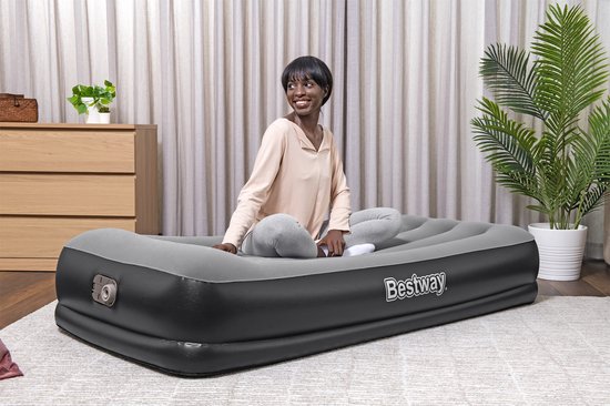 Bestway Tritech Twin Luchtmatras met Ingebouwde AC Pomp 1,91 m x 97 cm x 36 cm van Bestway — afbeelding 3
