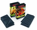 Twee dozen Tefal snackapparaat en bijbehorende wafel- en tostiplaten.
