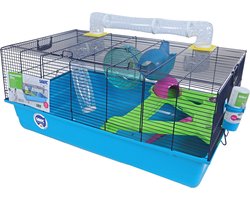 Savic Hamsterkooi Sky Metro Lichtblauw / Donkerblauw