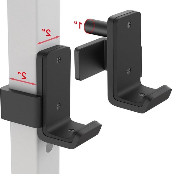 AmStaff Fitness J-Hooks Power Rack für 6,3 x 6,3 cm Tube Squat Rack Befestigung, J Cups Langhantelhalter für Power Cage, Heavy Duty 453.6 kg Kapazität, (2er-Set AmStaff Fitness J-Hooks Power Rack für 6,3 x 6,3 cm Tube Squat Rack Befestigung, J Cups Langhantelhalter für Power Cage, Heavy Duty 453.6 kg Kapazität, (2er-Set