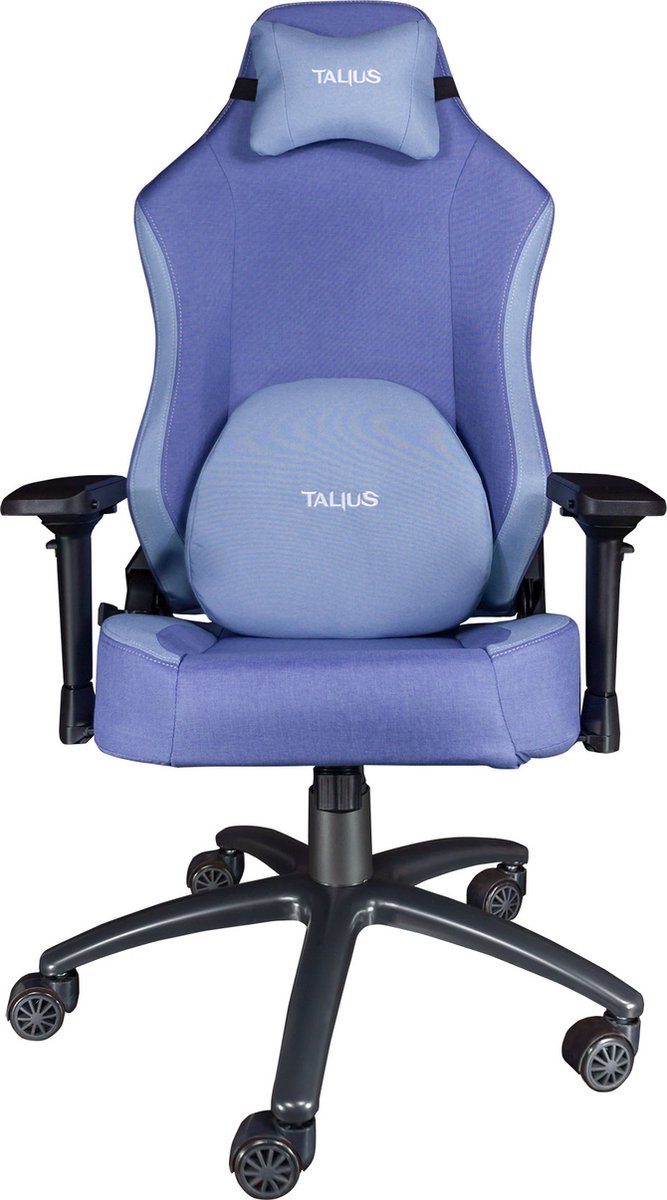 TALIUS TAL-PANTHER-BLU, Universele gamestoel, 120 kg, Gestoffeerde gevoerde zitting, Gestoffeerde gevoerde rugleuning, Universeel, Zwart