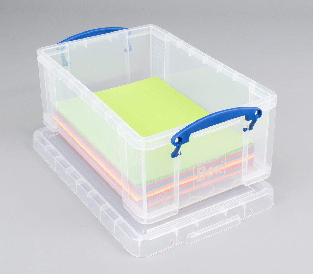 Really Useful Box opbergdoos - Opbergbox met deksel 9 liter - Transparant