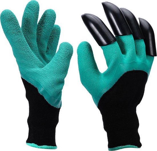 Tuinhandschoenen met Graafklauw – Set van 2 | Ergonomisch, Waterdicht & Ademend | One...
