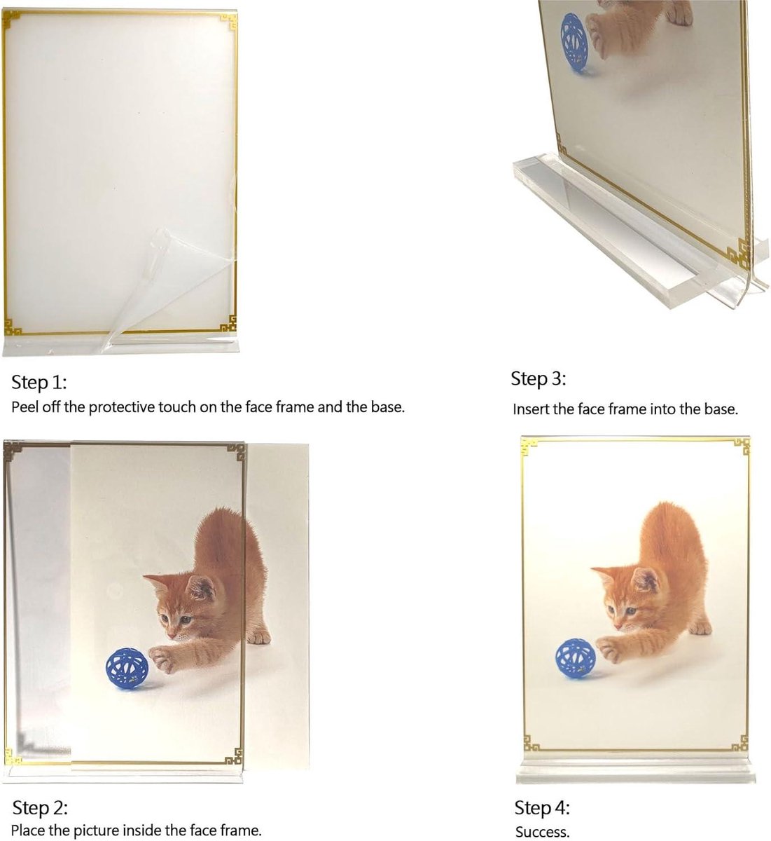 NUOBESTY Duidelijke kaarthouder retailhandel prijskaartje label plank acryl plank goederen teken display houder voor kantoor 6X4 cm 30 stuks (zonder prijs kaart