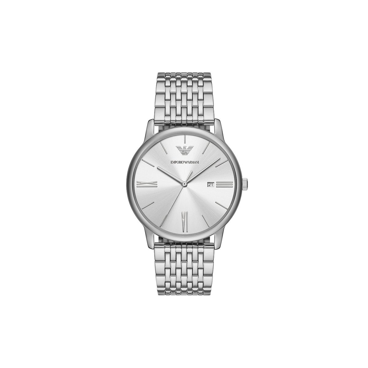 Emporio Armani Minimalist AR11599 Horloge - Staal - Zilverkleurig - Ø 42 mm
