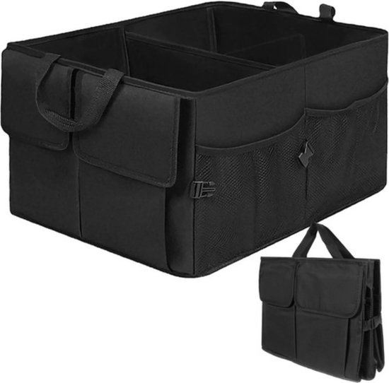 Malatec - Trunk Organizer Car - Trunk Bag - Sac de rangement pliable - Zwart
