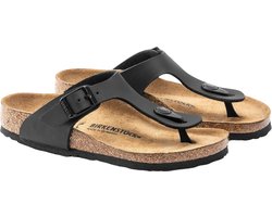 Birkenstock Gizeh Black regular - Slippers Kinder