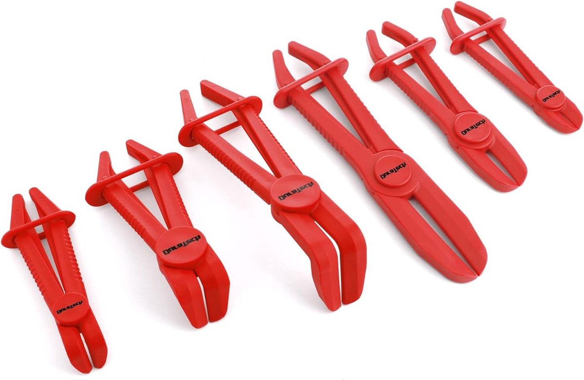 Slangklem Tang Plastic Lijn Klemtang Set 6st Flexibele Slangen Benzineslangen Gasleidingen