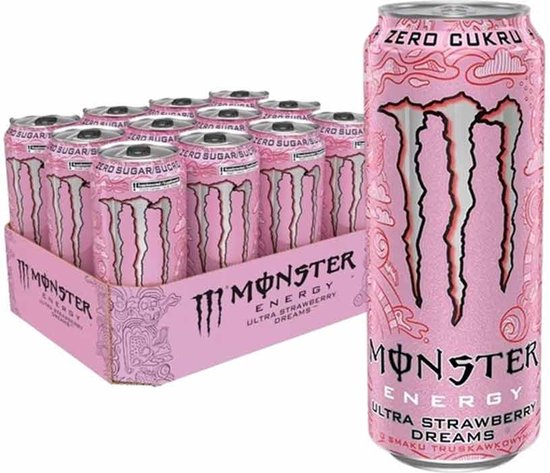 Foto: Monster energy ultra 12x 500ml strawberry dreams