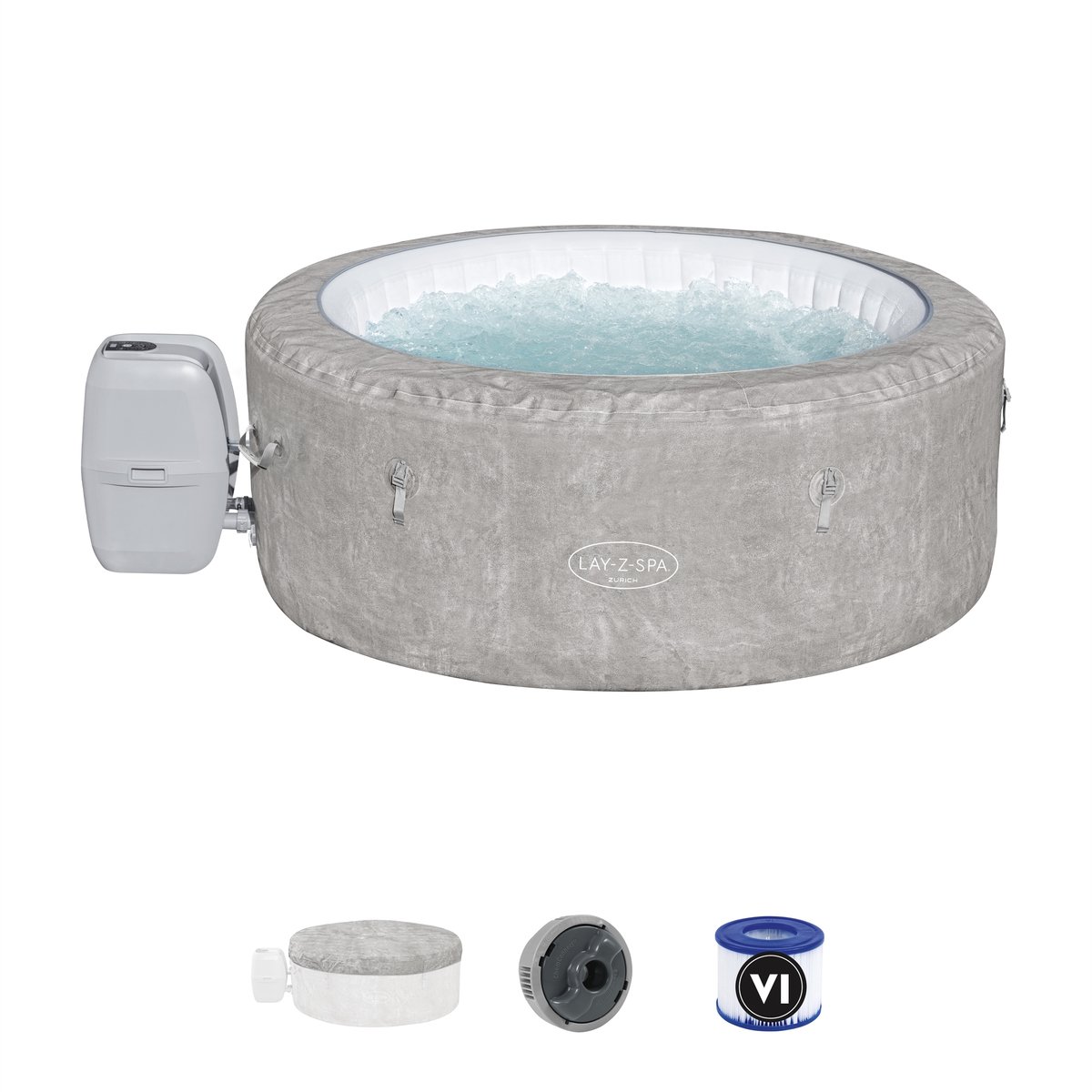 Lay-Z-Spa Zurich AirJet opblaasbare spa - 4 personen