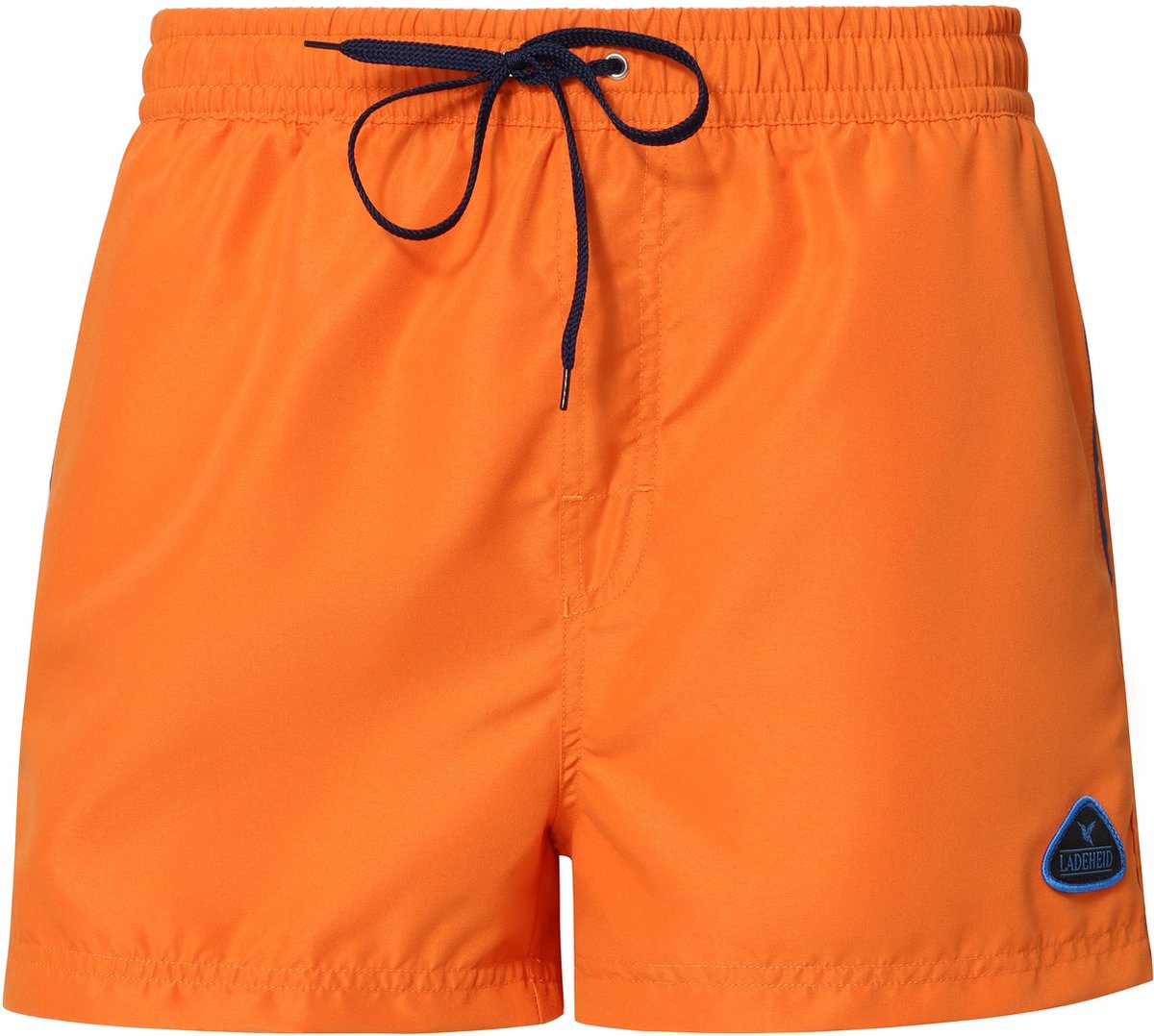 Ladeheid LA - ZA - SWS - 1001 Heren Zwembroek - Zwemshorts - met zijzakken en achterzak - sneldrogend - met binnenslip van mesh - Koordsluiting - Polyester - Oranje/Kobalt — afbeelding 5
