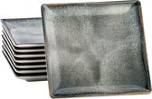 Assiettes à gâteaux Lite-Body Hermès - Set de 8 pièces - Ø16 cm - Grijs mat